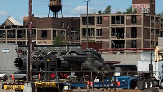 <em>Transformers 3</em> Filming At Abandoned Detroit Auto Plant